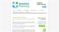 Desktop Screenshot of goostreypharmacy.co.uk