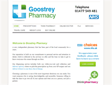 Tablet Screenshot of goostreypharmacy.co.uk